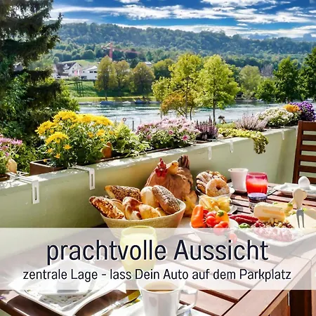 Perfekt Fuer Paerchen, Apartment Mit Rheinblick Und Kostenlosem Parkplatz Busingen am Hochrhein Exterior photo